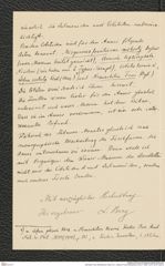 Nachlass Franz Steindachner, Brief von L. Berg an Franz Steindachner (22.01.1906), Inv.Nr. 36.03, Seite 2